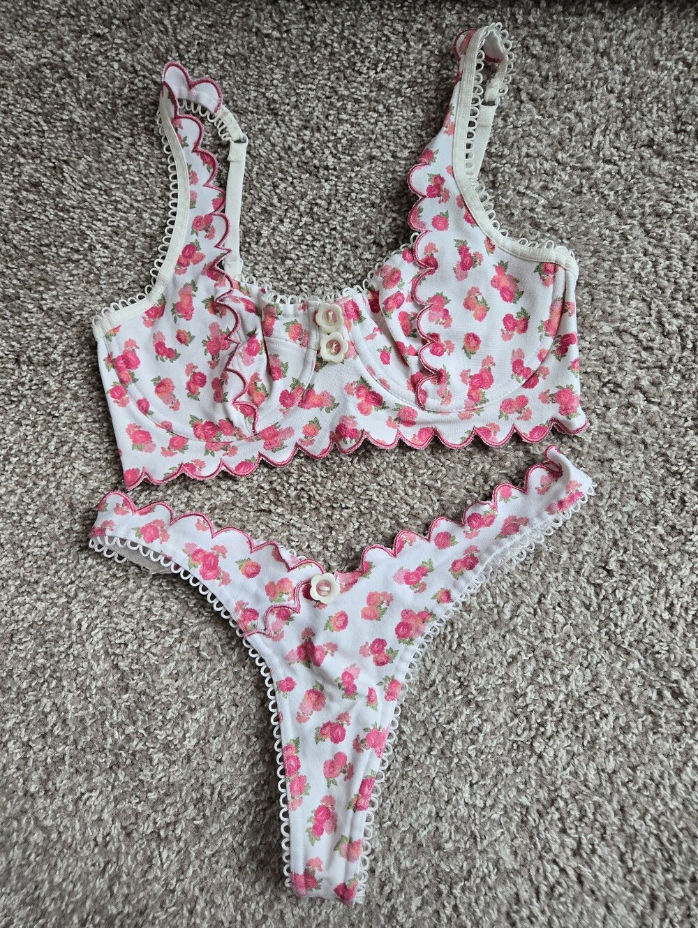 For love and lemons x Victoria's secret baby blooms set